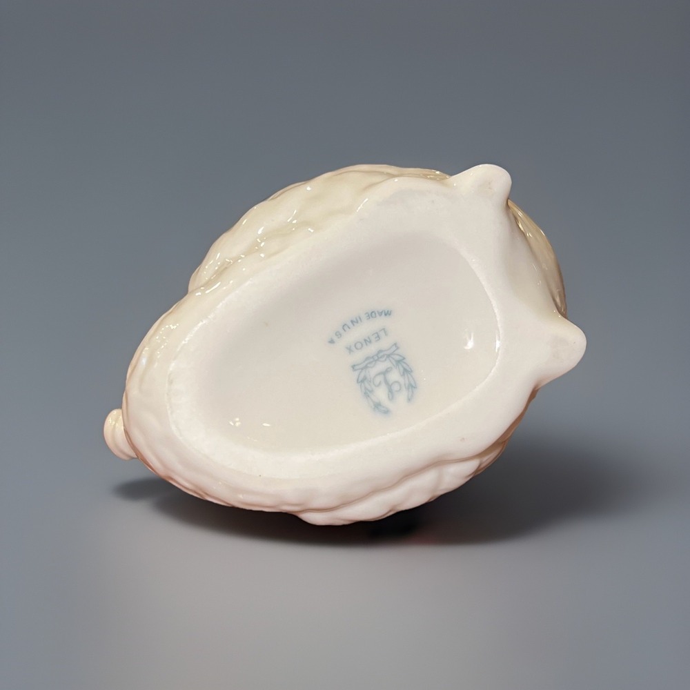 Vintage Lenox Porcelain Swan Figurine Candy Trinket Dish 4.5" - Picture 6 of 8